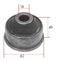 Lagerung, Lenker Vorderachse hinten links rechts CORTECO 80000099 Bild Lagerung, Lenker Vorderachse hinten links rechts CORTECO 80000099