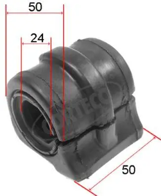 Lagerung, Stabilisator Vorderachse CORTECO 80000104