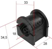 Lagerung, Stabilisator Hinterachse CORTECO 80000450