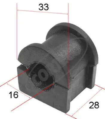 Lagerung, Stabilisator Hinterachse CORTECO 80000451