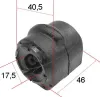 Lagerung, Stabilisator Vorderachse links rechts CORTECO 80000453