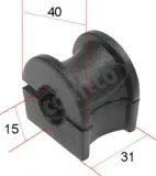 Lagerung, Stabilisator Vorderachse links rechts CORTECO 80000462