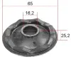 Lagerung, Stabilisator Vorderachse hinten links rechts vorne CORTECO 80000466