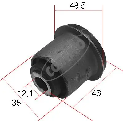 Lagerung, Lenker Vorderachse hinten CORTECO 80000516 Bild Lagerung, Lenker Vorderachse hinten CORTECO 80000516