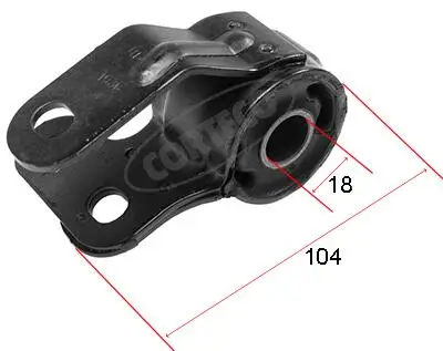 Lagerung, Lenker Vorderachse hinten links CORTECO 80000957