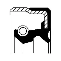 Wellendichtring, Radnabe Vorderachse CORTECO 12015407B