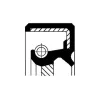 Wellendichtring, Kurbelwelle getriebeseitig CORTECO 19036917B