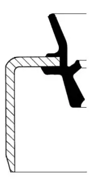 Wellendichtring, Radnabe Vorderachse CORTECO 15019825B Bild Wellendichtring, Radnabe Vorderachse CORTECO 15019825B