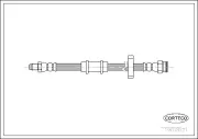 Bremsschlauch CORTECO 19018121