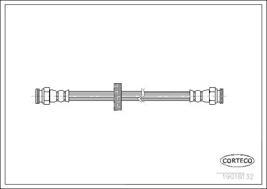 Bremsschlauch CORTECO 19018132