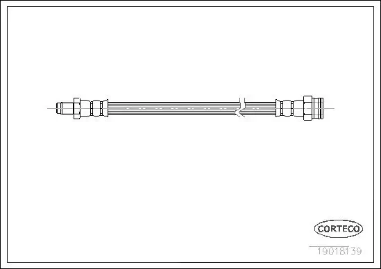 Bremsschlauch CORTECO 19018139