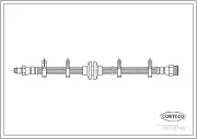 Bremsschlauch CORTECO 19018146