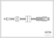 Bremsschlauch Vorderachse CORTECO 19018150