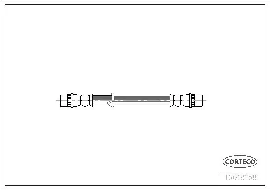 Bremsschlauch CORTECO 19018158