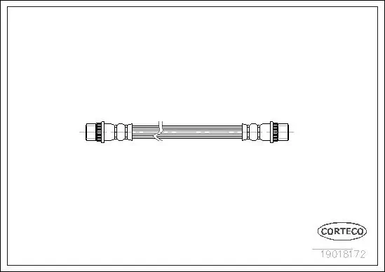 Bremsschlauch CORTECO 19018172