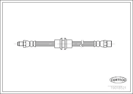 Bremsschlauch CORTECO 19018521