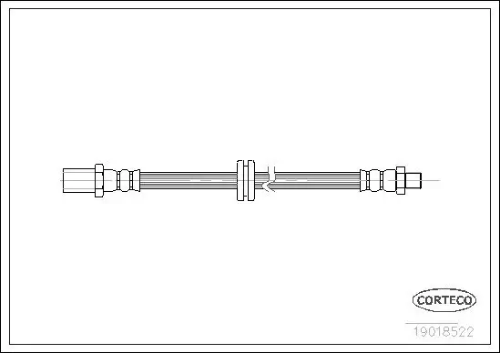 Bremsschlauch CORTECO 19018522