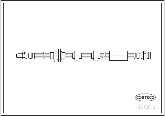 Bremsschlauch CORTECO 19018612 Bild Bremsschlauch CORTECO 19018612