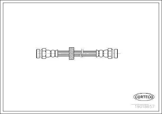 Bremsschlauch CORTECO 19018657