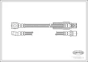 Bremsschlauch Vorderachse CORTECO 19018874