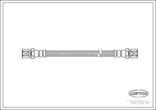 Bremsschlauch CORTECO 19018879