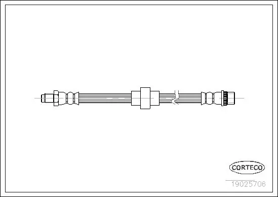 Bremsschlauch CORTECO 19025706