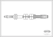 Bremsschlauch Vorderachse CORTECO 19026177