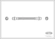 Bremsschlauch CORTECO 19026812