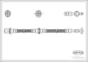 Bremsschlauch CORTECO 19030485