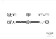 Bremsschlauch CORTECO 19032169