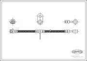 Bremsschlauch Vorderachse CORTECO 19032230