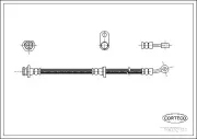 Bremsschlauch CORTECO 19032311