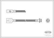 Bremsschlauch CORTECO 19032357