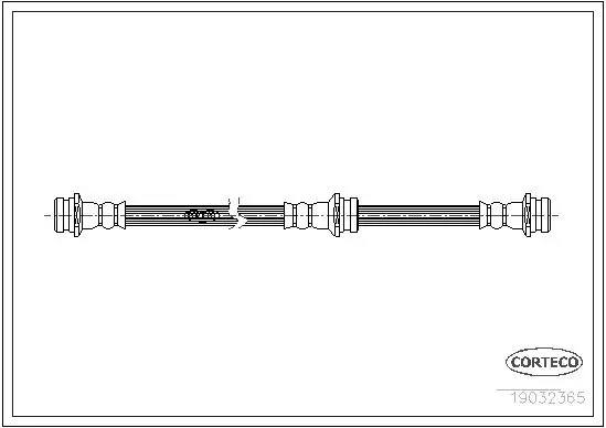 Bremsschlauch CORTECO 19032365 Bild Bremsschlauch CORTECO 19032365