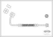 Bremsschlauch CORTECO 19032371