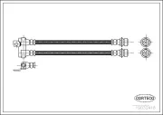 Bremsschlauch CORTECO 19032416