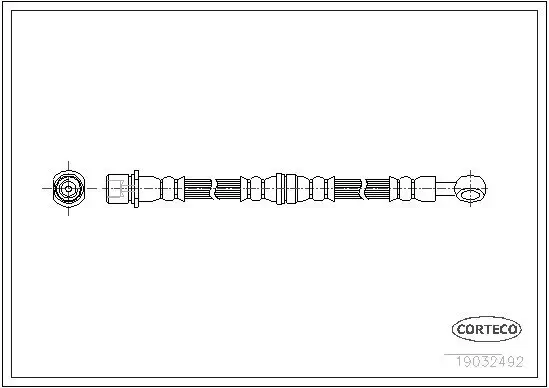 Bremsschlauch CORTECO 19032492 Bild Bremsschlauch CORTECO 19032492