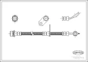 Bremsschlauch CORTECO 19032715