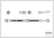 Bremsschlauch Vorderachse CORTECO 19032943