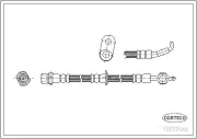 Bremsschlauch Vorderachse rechts CORTECO 19032948