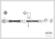 Bremsschlauch CORTECO 19032995