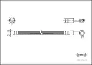 Bremsschlauch Vorderachse CORTECO 19033029