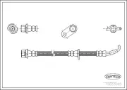 Bremsschlauch CORTECO 19033095