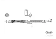 Bremsschlauch CORTECO 19033519