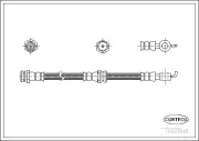 Bremsschlauch CORTECO 19033526