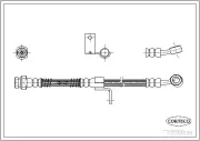 Bremsschlauch CORTECO 19033539