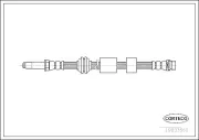 Bremsschlauch CORTECO 19033568