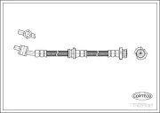 Bremsschlauch Vorderachse rechts CORTECO 19035087