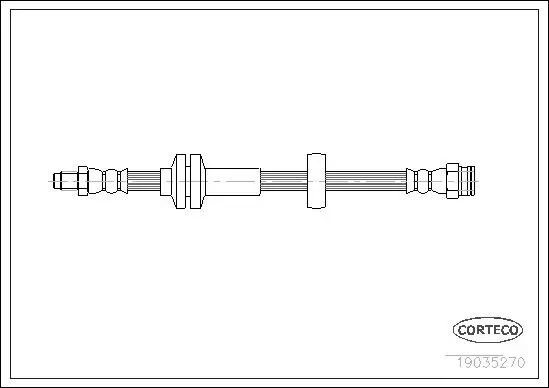 Bremsschlauch CORTECO 19035270