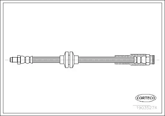 Bremsschlauch CORTECO 19035274